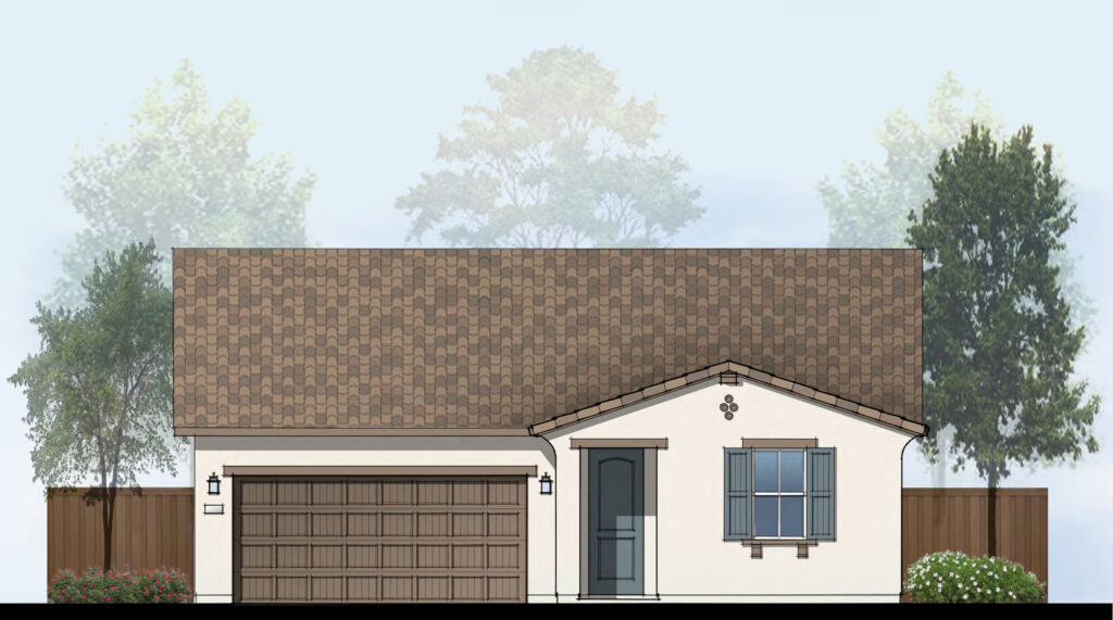 Plan 2 - Elevation A Spanish