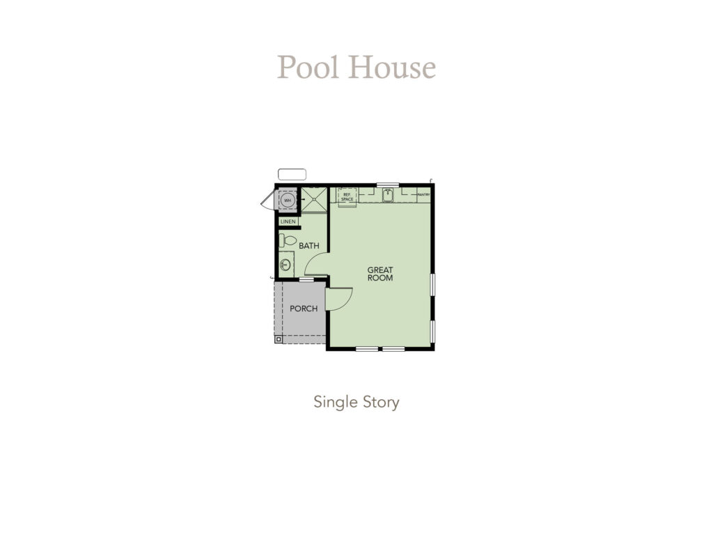 Plan Poolhouse