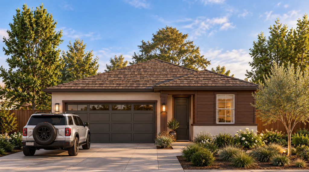 Plan1C-Modern Craftsman Home with Rugged SUV