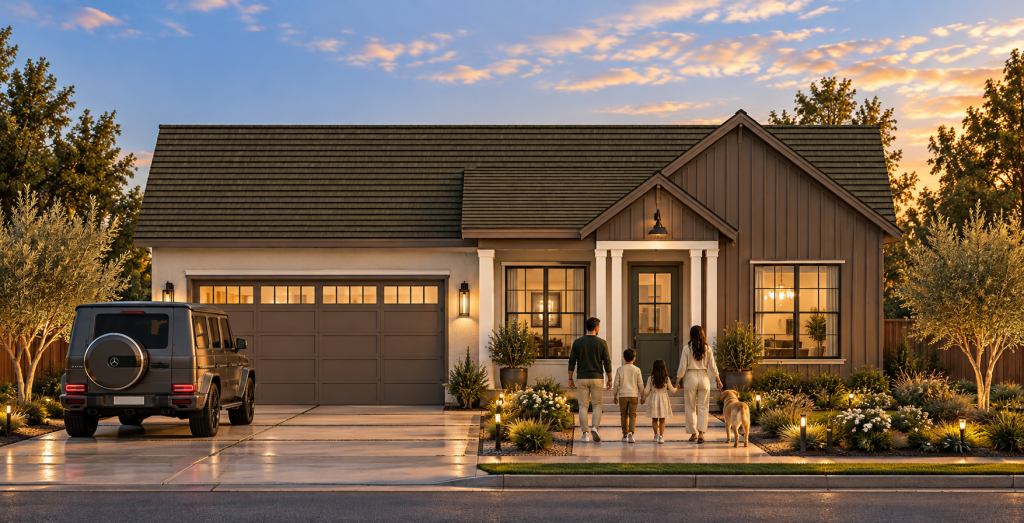 Plan2A-Golden-Hour Modern Farmhouse Welcome
