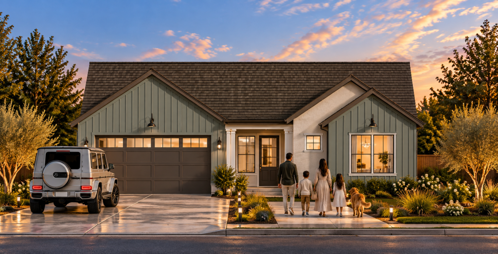Plan3A-Sunset Welcome at the Modern Farmhouse